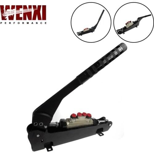 Tandem Hydraulic Handbrake Alloy Hand Brake Lever 4 Line Split Diagonal WX-HB02