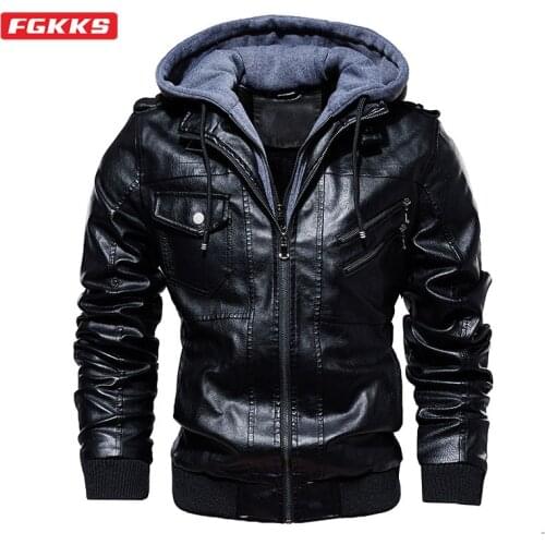 FGKKS Men's Suede Jackets