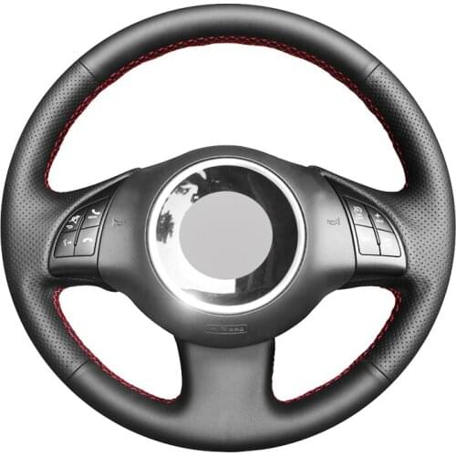 Customized Original DIY Car Steering Wheel Cover For Fiat 500 500e 500C Artificial Leather Hand Sewing Steering Wheel Braid