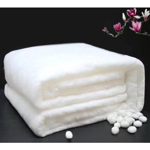 Chinese Handmade Mulberry Silk Quilt 100% Silk Filler Bed Duvets Handwork Positioning 100% Cotton Cover Blanket Winter Duvets