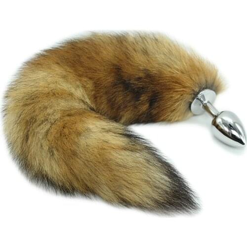 Fox Tail Aanl Plug Metal Anus Butt Plug Massgae Sex Toys For Women Masturbation Couples Flirting Games