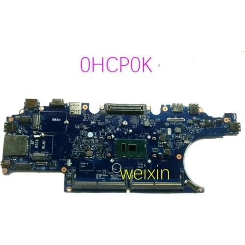 For DELL Latitude E5470 Motherboard CN-0HCP0K 0HCP0K HCP0K I5-6300 ADM70 LA-C631P 100% Working
