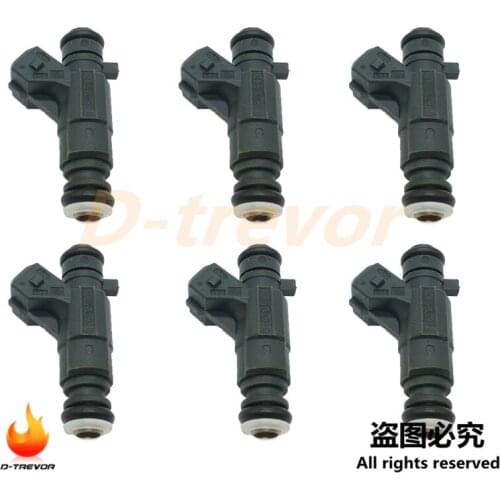 6PCS 0280155870 Fuel Injector For Repair Seal Cap Kit for GEELY 479 XIALI 8A SMP