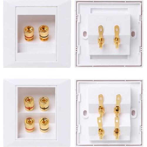 Wall Socket Audio Video Panel Speaker Junction Box Power Outlet