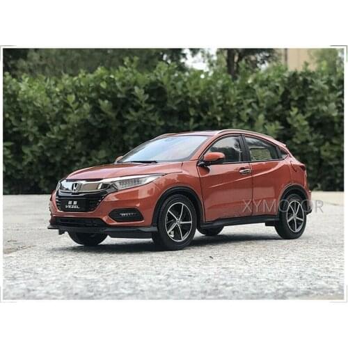 New 1:18 For Honda VEZEL 2019 Diecast Metal Car Model Kids toys Gifts Collection For display Orange/Purple Metal,Plastic,Rubber