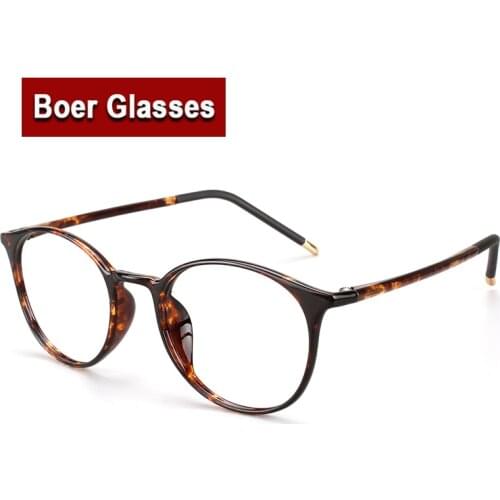 New TR90 MenS Light Weight Full Rim Eye Glasses Big Round Frame Male Eyewear Myopia Eyeglasses Rxable D9094