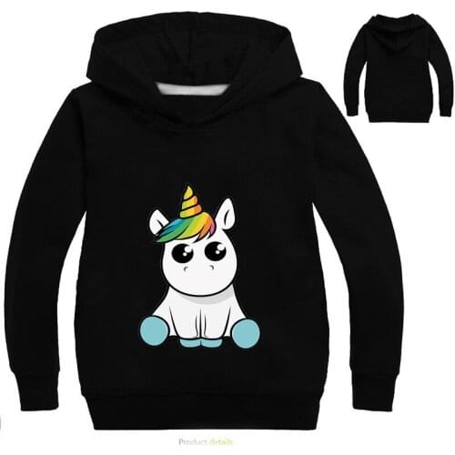 2020 Boys Christmas Shirt Jacket Unicorn Hoodies Kids Boys Clothes Baby T Shirts for Girls Tops Clothes Baby Hooded Outwear