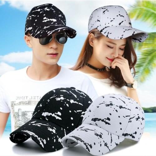 XdanqinX Adult Women Sports Caps Adjustable Size Men Hip Hop Hats Fashion Graffiti Printed Baseball Cap Cotton Couple Hat Unisex
