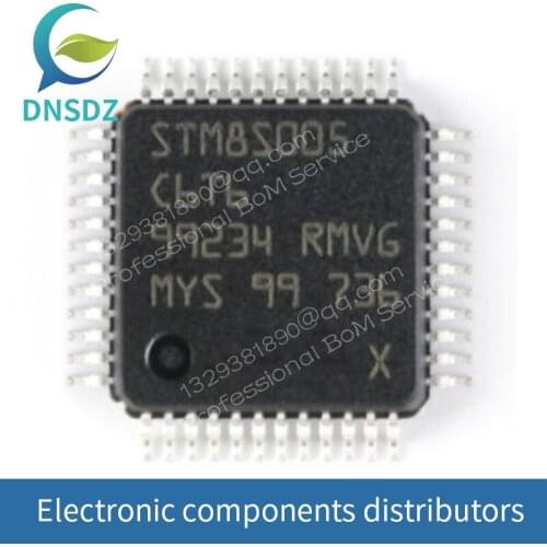 STM8S005C6T6 STM8S005 LQFP-48 16mhz 32KB flash memory 8-bit micro control 100%New 1Pcs