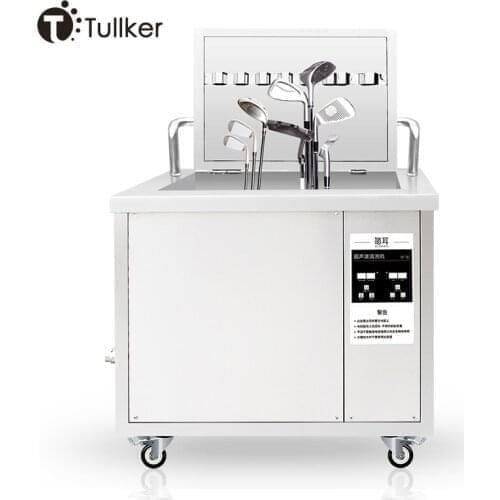 Golf Club Ultrasonic Cleaner Bath with Handle and Casters Grips Club Heads Ultrasound Cleaning Equipment Dirt Oil Rust Remove