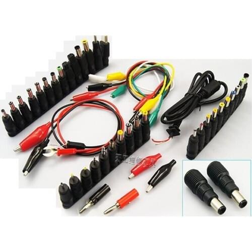 48 in 1 universal laptop AC DC jack power supply adapter connector plug for HP IBM Dell Apple etc notebook cable