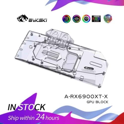 Bykski PC water cooling Radiator GPU cooler video card Graphics Card Water Block for AMD All FE Radeon 6900XT A-RX6900XT-X