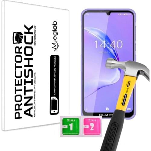 Protector de Pantalla Anti-Shock Anti-Golpe Anti-arañazos Compatible con Oukitel Y1000