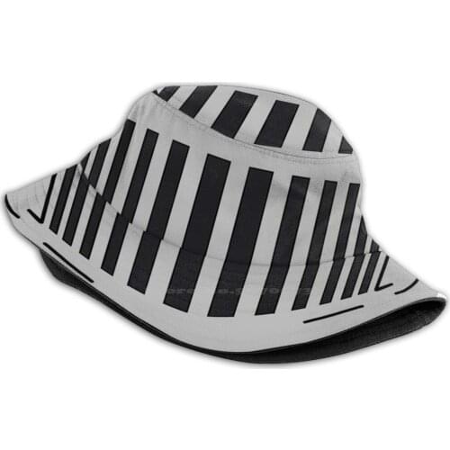 Zedd Head Flat Top Breathable Bucket Hats 19 Villain