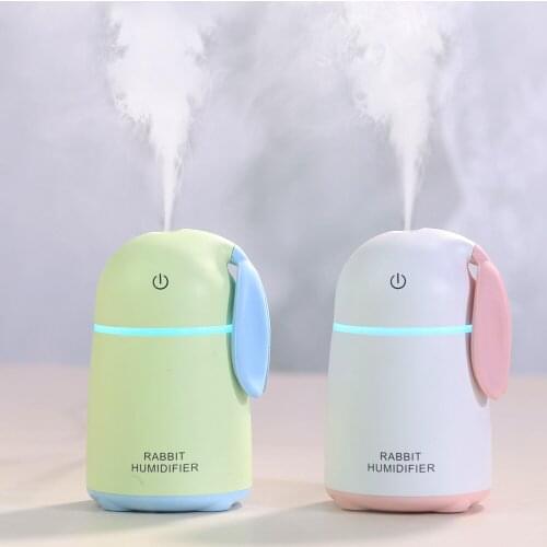 170ML Creative Cartoon Rabbit Humidifier Air Diffuser Purifier Atomizer essential oil difusor de aroma Water Mist maker fogger
