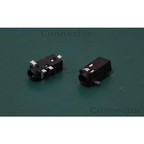 20pcs Audio Jack, 2.5mm 4 Fixed feet SMT, Headphone Jack Connector, Size 11.5x5x4mm, Widely used in tablets and phones