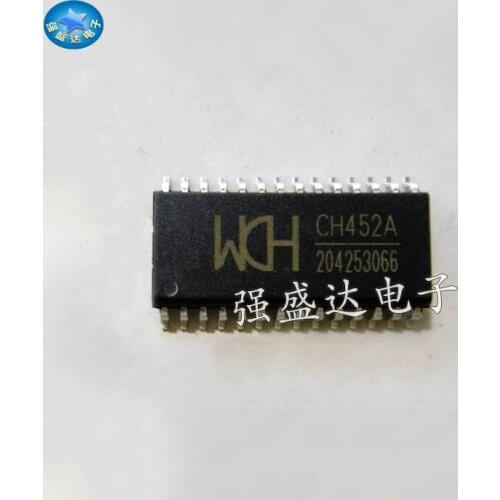 100% New&original CH452A CH452 SOP28 Digital Tube Drive and Keyboard Control IC