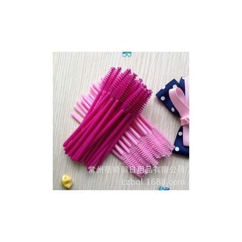 50sets 100pcs /set Eyelash Brush One-Off Disposable Cosmetic Nylon Mascara Applicator Wand Brush Makeup Tool fashion