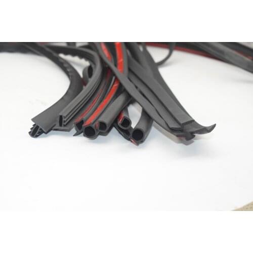 Car Adhesive Rubber for Weiwang S50 Auto Door Seal Strip Anti-Dust Car Soundproofing Seal for Car Accessories