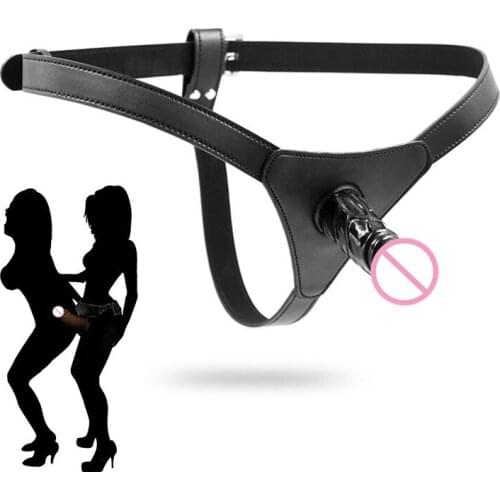 Erotic Pants Strap On Realistic Dildo BDSM Harness Bondage Belt Strapon Dildo Butt Plug Adult Sex Toys for Women Lesbian Couples