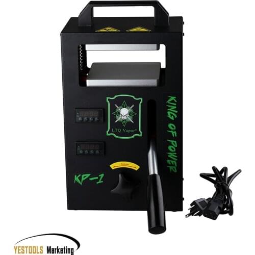 Hydraulic Rosin Heat Press Machine Portable Dual Heated Plates Oil Wax Extracting Tool 4Ton T-shirt Cloth Hot Press Machine KP-1