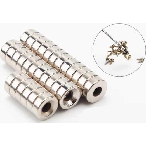 Magnet hole 8mm x 3mm Mobile phone computer maintenance Screwdriver strong magnetic magnet Add magnetism tools