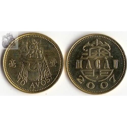 Macau 1 Cent Coins Asia New Original Coin Unc Collectible Edition Real Rare Commemorative Random Year