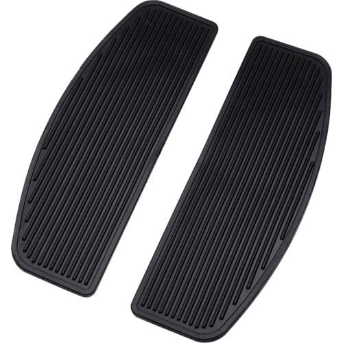 Motorcycle Rubber Rider Pad Front Footrest Foot Peg Rear Passenger Footboard For Harley Davidson Touring Softail Street Glide