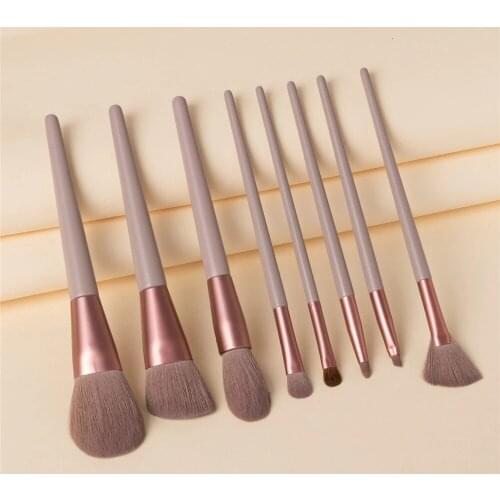 8pcs Makeup Brushes Set Professional Premium Synthetic Foundation Eye Shadow Eyebrow Blending Concealer Cosmetic Brush Tool
