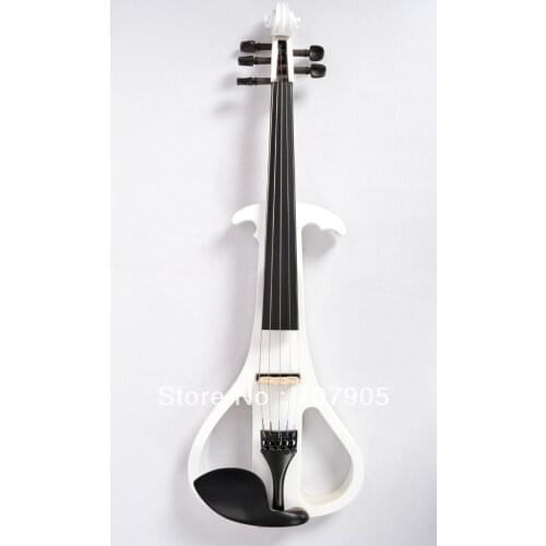 New 4/4 electric violin 5 string Nice Sound Solid wood Red white
