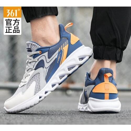 New 361 degree Original Mens and women running shoes breathable anti-skid sport sneakers 672012210F