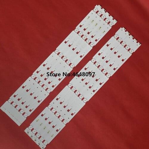New kit 10 PCS*5LEDs LED backlight strip LM41-00116J LM41-00116H for SAMSUNG 2015SONY55 FCOM-05-LEFT Right XBR-55X700D