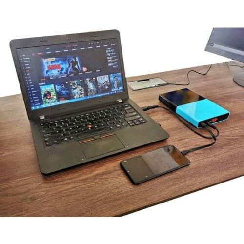 QC 3.0 USB DC 1-24V Output 12x 18650 Batteries DIY Power Bank for Laptop Phone K1AA