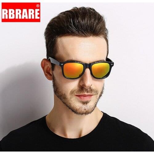 RBRARE Polarized Driving Mens Sunglasses Classic Rice Nail Sun Glasses For Men High Quality Outdoor Lunette Soleil Homme UV400