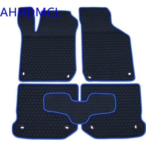 Car Rubber Mats Floor Mats Anti Slip Mat Feet Pads For Bora 1998 1999 2000 2001 2002 2003 2004 2005 2006 2007 Left Hand Drive