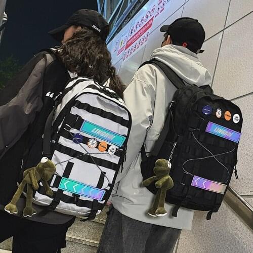 Desigual Big Capacity Men Backpack Laptop 15.6 Oxford High School Bags Teen College Student Back Pack Multifunctional Bagpack