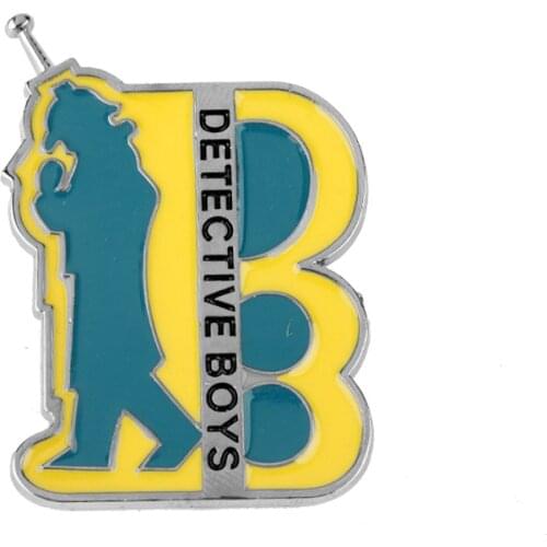 1pcs Anime Detective Conan Communicator Cosplay Brooch Necklace Keychain Anime Pin Props Badges Halloween Cosplay Accessories