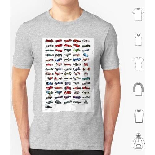 1950 _ 2020 Winners T Shirt Men Cotton 6Xl Lotus Mclaren Williams Fangio Senna Prost Lauda Schumacher Vettel Fernando Alonso