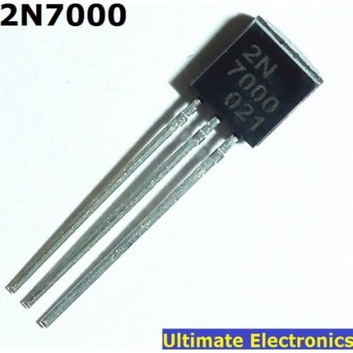 20pcs 2N7000 TO-92 N-Channel MOSFET Transistor