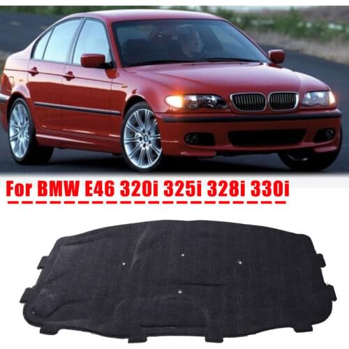 Car Front Engine Hood Sound Heat Insulation Cotton Pad Soundproof Mat Cover for BMW 3 Series E46 320i 325i 328i 330i 51488193941