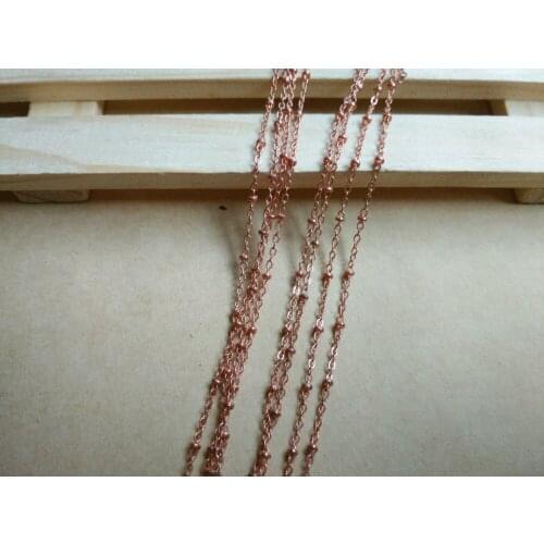 Bracelet necklace material DIY steel chain accessories Jewelry parts brass chain/2MM SMB1033