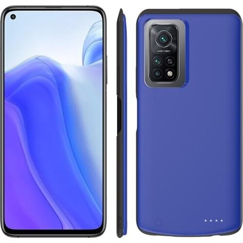 Battery case For Xiaomi Mi 10T Pro 5G Power bank Silm Silicone Shockproof External Battery Charger Case For Xiaomi Mi 10T 5G