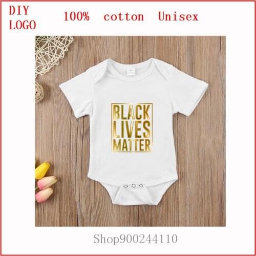 Black Lives Matter Bodysuits baby Cute Newborn Baby Rompers Summer cotton Short Sleeve Unisex Baby Clothes Boy Girl One-Pieces