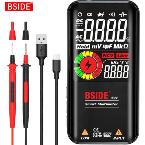 BSIDE ESR02PRO Digital Transistor Tester Multimeter SMD Components Diode Triode Capacitance Inductance Resistance Lcr Meter