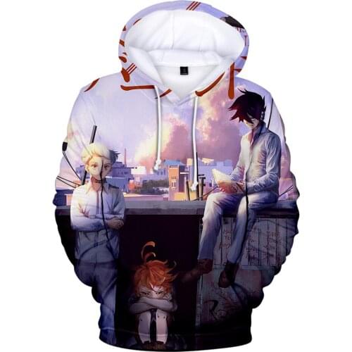Brand Designer Hoge Kwaliteit De Beloofde Neverland Hoodies Mannen/vrouwen Print De Beloofde Neverland kinderen Hoody Tees