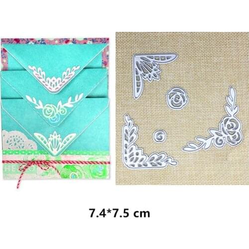 Julyarts 4PCS Flower 2019 New Letter Metal Cutting Dies For Diy Stamp Scrapbooking Metal Cutting Die Stencils Card Crafts Die