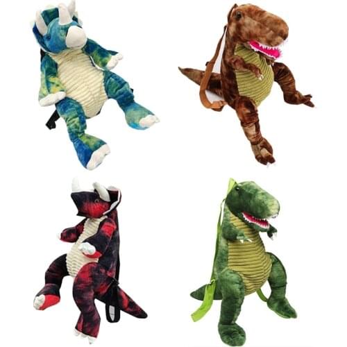 Creative 3D Dinosaur Children Backpacks Animal Cartoon Kids Travel School Bag