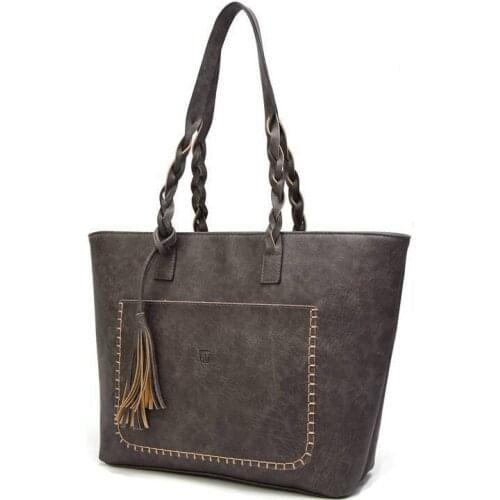 Amberler Fashion Women PU Leather Handbags Large Capacity Ladies Shoulder Bag High Quality Female Casual Tote Crossbody Bags New