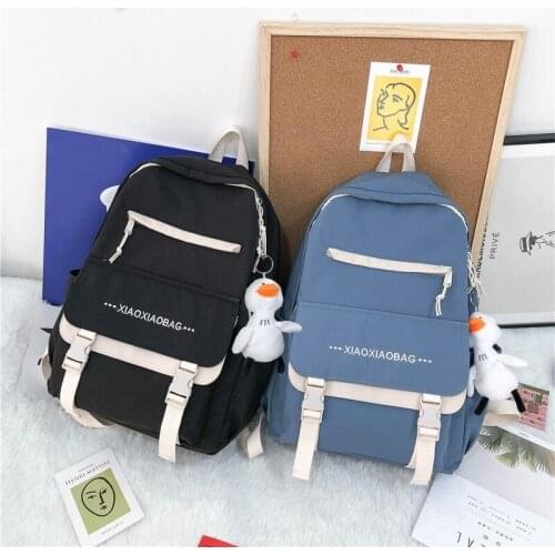 Fashion Women Backpack Cute Girl BookBag For Teenager Kawaii School Bag Female Nylon Waterproof Backbag Rucksack Ladies Mochila