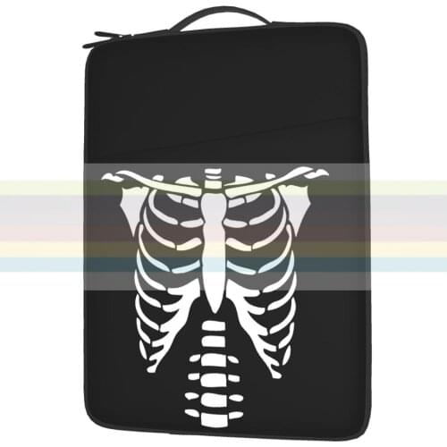 Skeleton Chest Waterproof laptop bag 13 14 15 inch. Laptop bag protective cover for briefcase